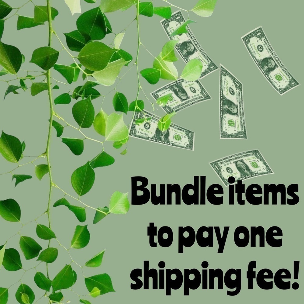 Bundle to save on shipping!!!